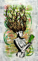 Enter(con)tainment - 48x30 Spray Paint