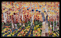 Autumn II - 17x27 Glass Mosaic